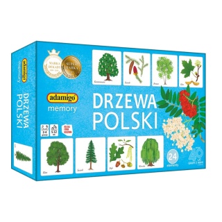DRZEWA POLSKI - Adamigo memory!, Edukacyjne, Gry