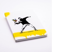 Notebook PININFARINA Banksy, 14x21 cm, 128 pages, flower
