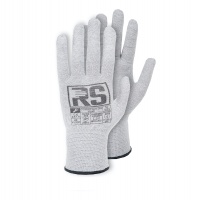 Gloves ESD RS CONDUCTOR KLAR, knitted, size 7, grey