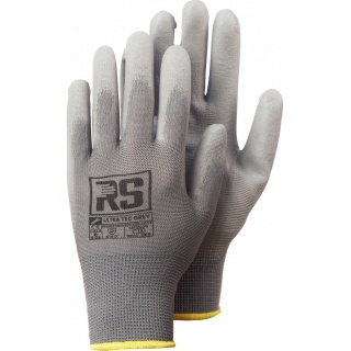 Rękawice RS ULTRA TEC GREY, dziane, rozm.6, szare, Rękawice, Ochrona indywidualna