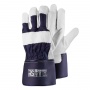 Gloves RS PREMIUM TURR, docker type, size 10, navy blue and white
