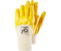 Rękawice RS TOPAS, nitrylowe lekkie, rozm.7, żółte, Rękawice, Ochrona indywidualna