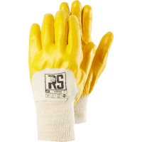 Gloves RS TOPAS, nitrile lightweight, size 7, yellow