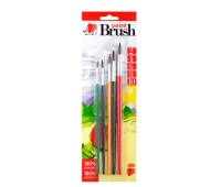 Brushes ICO, blister, 5pcs, colour mix