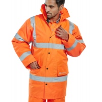 Warning jacket BEESWIFT Constructor, size XXL, orange
