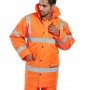 Warning jacket BEESWIFT Constructor, size 4XL, orange