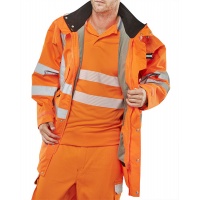 Warning jacket BEESWIFT Elsener, 7in1, size L, orange