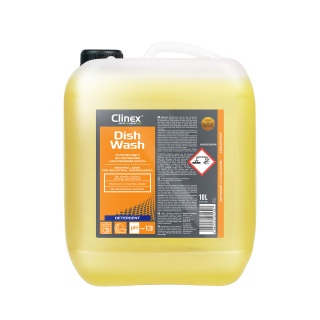Płyn myjący CLINEX DishWash, do zmywarek gastronomicznych, 10l
