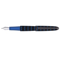 Fountain pen DIPLOMAT Elox Ring, M, black/blue