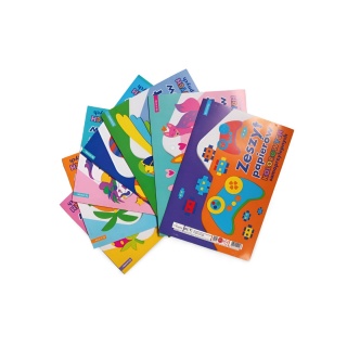 PROMOCJA ZESZYT PAP.KOLOR.SAMOPRZYL.B5 8K., Papiery kreatywne, Papier