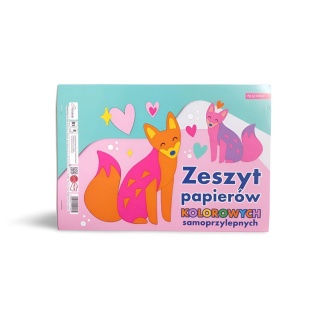 PROMOCJA ZESZYT PAP.KOLOR.SAMOPRZYL.B5 8K., Papiery kreatywne, Papier