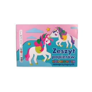 PROMOCJA ZESZYT PAP.KOLOR.SAMOPRZYL.B5 8K., Papiery kreatywne, Papier