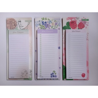 PROMOCJA NOTES MAGNET.25x9x1cm.50k.LISTA ZAKUPÓW, Notatniki, Zeszyty i bloki