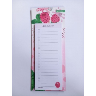 PROMOCJA NOTES MAGNET.25x9x1cm.50k.LISTA ZAKUPÓW, Notatniki, Zeszyty i bloki