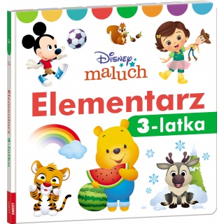 DISNEY MALUCH ELEMENTARZ 3-LATKA, Edukacyjne, Książeczki