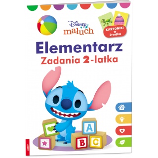 DISNEY MALUCH ELEMENTARZ ZADANIA 2-LATKA, Edukacyjne, Książeczki