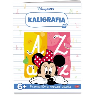 DISNEY UCZY MINNIE KALIGRAFIA, Edukacyjne, Książeczki
