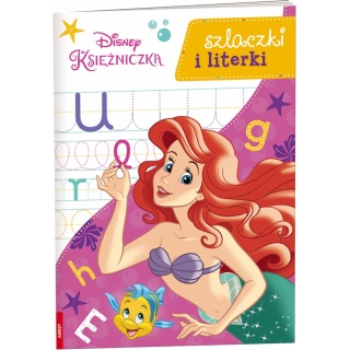 DISNEY KSIĘŻNICZKA . SZLACZKI I LITERKI, Edukacyjne, Książeczki