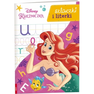 DISNEY KSIĘŻNICZKA . SZLACZKI I LITERKI, Edukacyjne, Książeczki