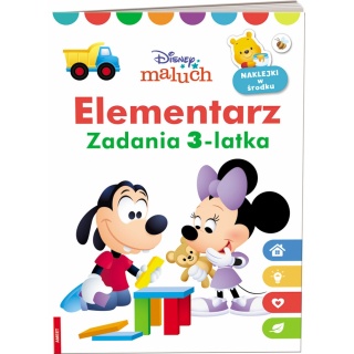 DISNEY MALUCH ELEMENTARZ ZADANIA 3-LATKA, Edukacyjne, Książeczki