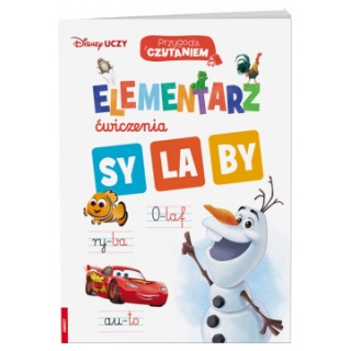 DISNEY UCZY MIX ELEMENTARZ ĆWICZENIA SYLABY, Edukacyjne, Książeczki