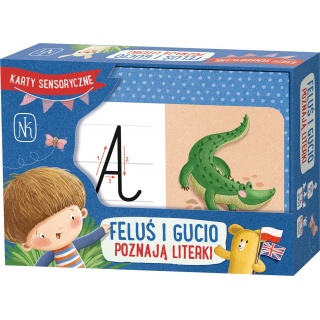 FELUŚ I GUCIO POZNAJĄ LITERKI ZABAWKA, Edukacyjne, Książeczki
