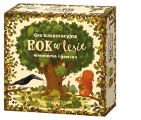 ROK W LESIE . WIEWIÓRKA I GAWRON ZABAWKA, Edukacyjne, Gry