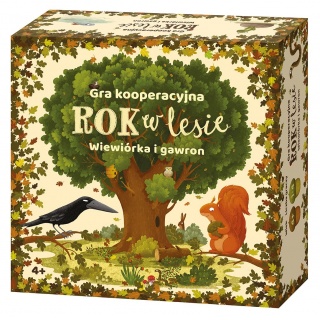 ROK W LESIE . WIEWIÓRKA I GAWRON ZABAWKA, Edukacyjne, Gry