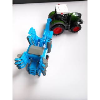 TRAKTOR Z MASZYNĄ 53CM. 2697, Pojazdy, Zabawki