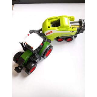 TRAKTOR Z MASZYNĄ NEW 53CM. 2710, Pojazdy, Zabawki