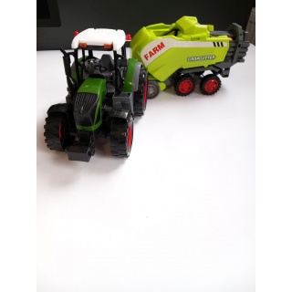 TRAKTOR Z MASZYNĄ NEW 53CM. 2710, Pojazdy, Zabawki