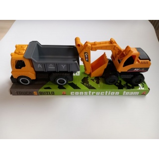 AUTA BUDOWLANE 2SZT. 3106, Pojazdy, Zabawki