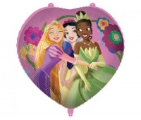 BALON FOLIOWY SERCE PRINCESS LIVE YOUR STORY 46cm., Balony, Art. na okazje i przyjęcia