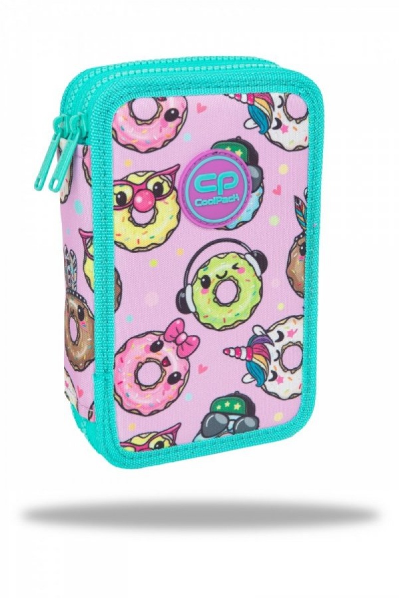 CP PIÓRNIK PODW.Z WYP.JUMPER 2 HAPPY DONUTS, Piórniki, Tekstylia