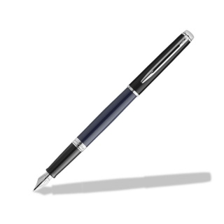 Pióro wieczne Waterman BLACK BLUE CT FP F GB, Pióra wieczne, Art. do pisania i korygowania