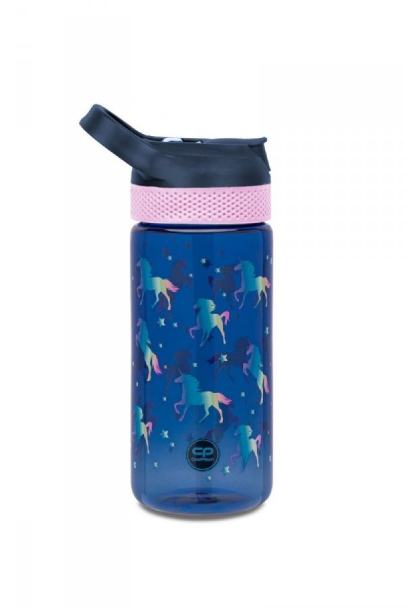 CP BIDON BIBBY BLUE UNICORN 420ML, Bidony, Bidony i śniadaniówki