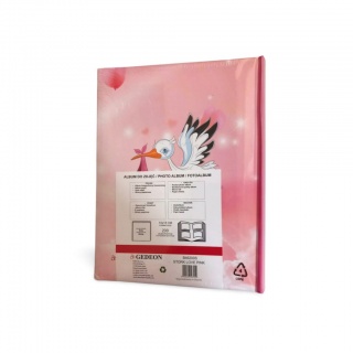 ALBUM 10x15/200 B46200S STORK LOVE PINK, Albumy fotograficzne, Prezentacja