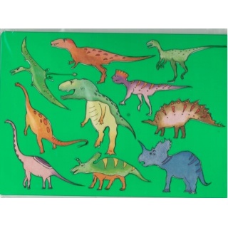 KIN SZABLON 9820/14 DINOZAURY - DINO, Szablony, Plastyka