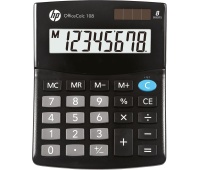 Office calculator HP-OC 108/INT BX, 8-digit display, 125x101x33mm, black