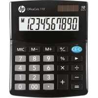 Office calculator HP-OC 110/INT BX, 10-digit display, 125x101x33mm, black