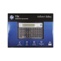 Kalkulator finansowy HP-15C/INT, 130 funkcji, 130x79x15mm, czarny, Kalkulatory, Urządzenia i maszyny biurowe