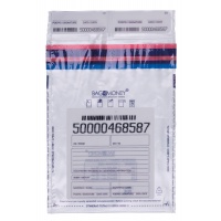 Secure envelope OFFICE PRODUCTS, B5, 190x260mm, 50pcs, transparent