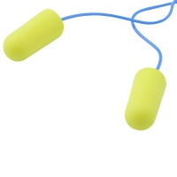 Earplugs 3M E-A-Rsoft Yellow Neons, corded, 200 pairs, ES-01-005, yellow