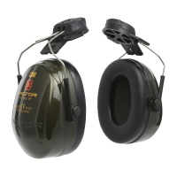 Earmuffs 3M PELTOR Optime II, helmet mounted, H520P3E-410-GQ, green