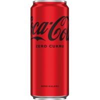 Coca-Cola Zero, puszka, 0,33l , Napoje gazowane, Artykuły spożywcze