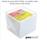 KOSTKA BIUROWA KB-27 730K W PUDEŁKU PL.85X85X70, Kostki, Galanteria papiernicza