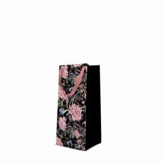 TORBA FLORAL MYSTERY NARROW 10x22x7cm., Torby ozdobne, Art. dekoracyjne i prezentowe