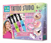 Tattoo Studio markery ze stempelkami, Dla dziewczynki, Zabawki