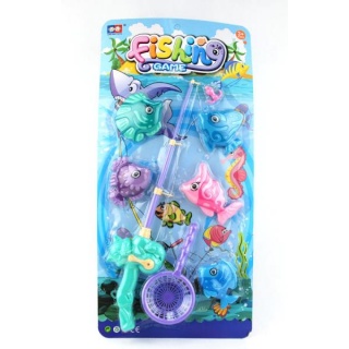 WĘDKA Z RYBKAMI NA BLISTRZE 14156, Zabawki