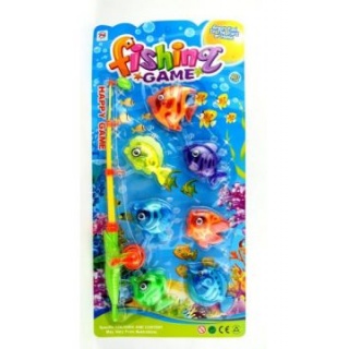 WĘDKA Z RYBKAMI NA BLISTRZE 6879, Zabawki